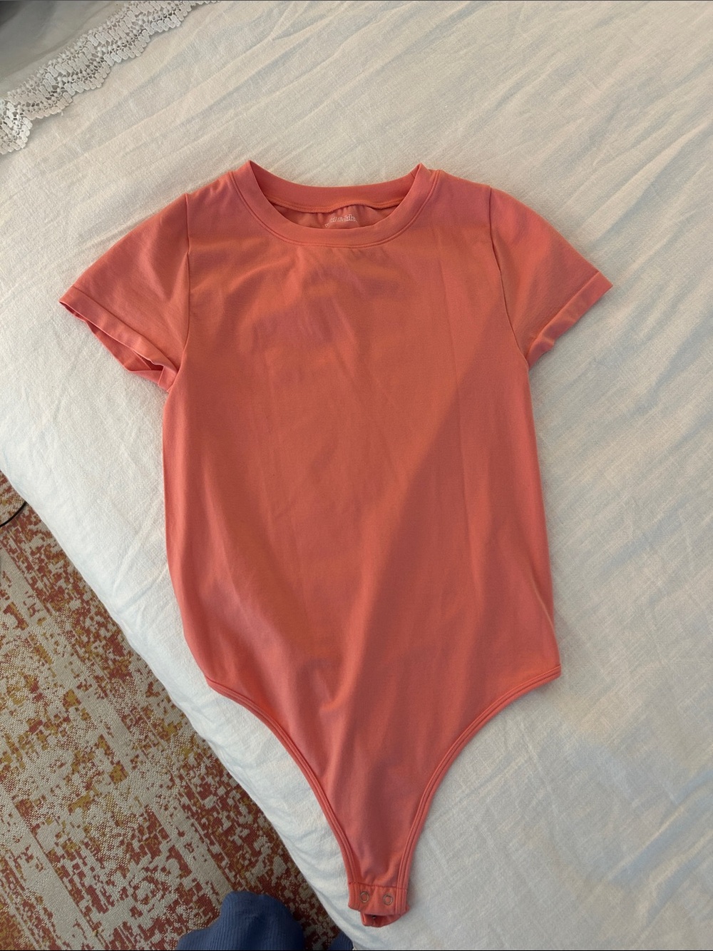 wild fable Coral Short-Sleeve Bodysuit